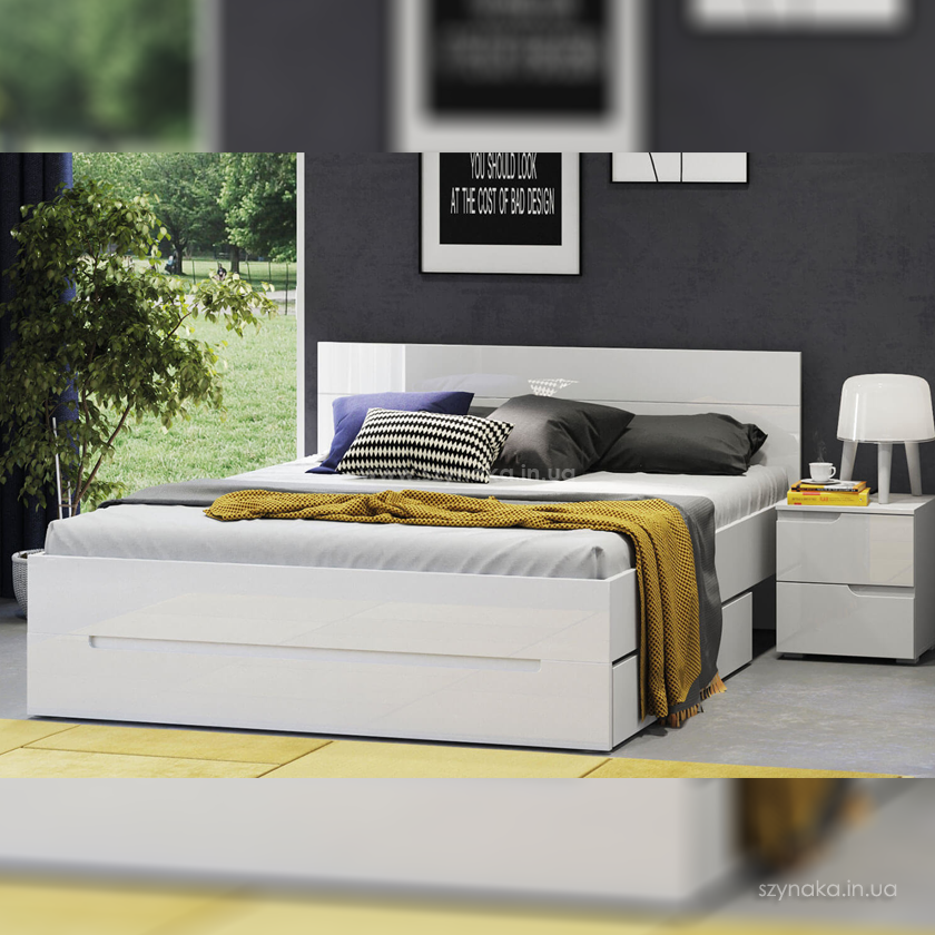 Кровать 180х200 Selene 35 цвет белый Кровать 180х200 Selene 35 цвет белый