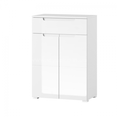 Тумба 2д 1ш Selene 19 цвет белый