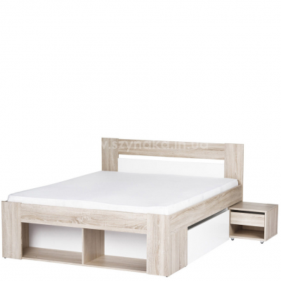 Кровать 140х200 Szynaka Milo 08 с тумбочками